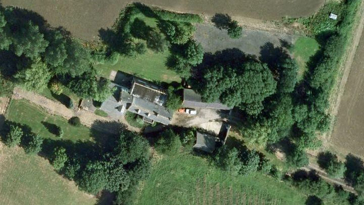 Lambley Lodge from the air